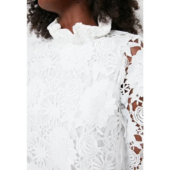 TUCKERNUCK Blanc Guipure Lace Daphne Dress NWT Size Small - Picture 5 of 10